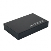 New USB 3.0 to SATA Tool Less 3.5 HDD External Enclosure - Black