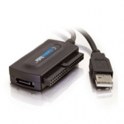 C2G / Cables to Go 30504 USB 2.0 to IDE or Serial ATA Drive Adapter (Black)