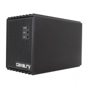 Cavalry 2 Bay eSATA + USB 2.0 RAID External Enclosure, RAID 0, RAID 1 EN-CADA2B-ZB01 (Black)