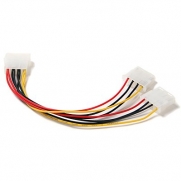 Computer Molex 4 Pin Power Supply Y Splitter Cable
