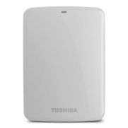 Toshiba Canvio Connect 2TB Portable Hard Drive, White (HDTC720XW3C1)