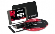 Kingston Digital 120GB SSDNow V300 SATA 3 2.5 (7mm height) Notebook Bundle Kit with Adapter Solid State Drive SV300S3N7A/120G
