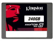 Kingston Digital 240GB SSDNow V300 SATA 3 2.5 (7mm height) Notebook Bundle Kit with Adapter Solid State Drive SV300S3N7A/240G