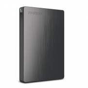 Toshiba Canvio Slim II 1TB Portable External Hard Drive, Black (HDTD210XK3E1)