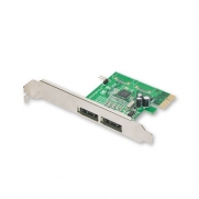 SYBA SY-PEX40033 eSATA III (6Gbps) 2-port (External) PCI-Express RAID Controller Card - NEW - Retail - SY-PEX40033