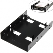 Sabrent 2.5 Inch to 3.5 Inch Internal Hard Disk Drive Mounting Bracket Kit (BK-HDDF)