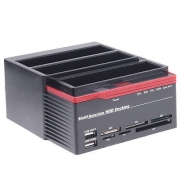2.5/3.5 2x SATA 1x IDE HDD Docking Station Clone USB HUB