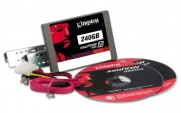 Kingston Digital 240GB SSDNow V300 SATA 3 2.5 (7mm height) Desktop Bundle Kit with Adapter Solid State Drive SV300S3D7/240G