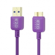 EZOPower USB 3.0 Cable/Cord for Seagate Goflex External Hard Drive Super Speed 5Gbps A / Micro B Device, 6FT (Purple)
