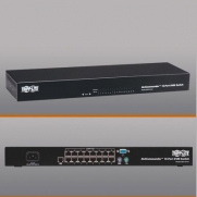 Tripp Lite B072-016-1-IP 16-Port NetCommander 1U Rackmount Cat5 KVM-Over-IP Switch