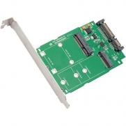 SYBA SI-ADA50067 M.2 (NGFF) & mSATA SSD to SATA III with Standard & Low Profile Brackets