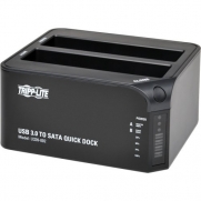 Tripp Lite Usb 3.0 Superspeed To Dual Sata External Hard Drive Docking Station With Cloning - For 2.5In Or 3.5In Hdd Product Category: Accessories/Drive Cabinets
