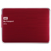 WD My Passport Ultra 1TB Portable External USB 3.0 Hard Drive with Auto Backup - Red