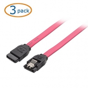 Cable Matters® (3 Pack) Straight 6.0 Gbps SATA III Cable - 24 Inches