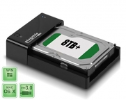 Plugable USB 3.0 SATA III Lay-Flat Hard Drive & SSD Docking Station (Supports UASP and Drives 8TB+)