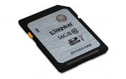 Kingston Digital SDHC Class 10 UHS-I 45R/10W Flash Memory Card (SD10VG2/16GB)