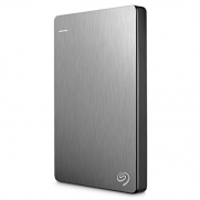 Seagate Backup Plus Slim 1TB Portable External Hard Drive with 200GB of Cloud Storage & Mobile Device Backup USB 3.0 (STDR1000101) - Silver