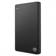 Seagate Backup Plus Slim 1TB Portable External Hard Drive with 200GB of Cloud Storage & Mobile Device Backup USB 3.0 (STDR1000100) - Black