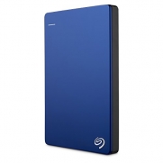 Seagate Backup Plus Slim 1TB Portable External Hard Drive with 200GB of Cloud Storage & Mobile Device Backup USB 3.0 (STDR1000102) - Blue