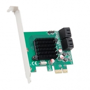 Syba 4 Port SATA III PCIe 2.0 x 1 Controller Card Components SD-PEX40099