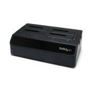 StarTech SATDOCK4U3E Black 4 x Bay eSATA/USB3.0 to SATA 2.5/3.5inch HDD Docking Station