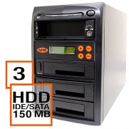 SySTOR 1:3 SATA/IDE Combo Hard Disk Drive / Solid State Drive (HDD/SSD) Clone Duplicator/Sanitizer - High Speed (150mb/sec) (SYS503HS)