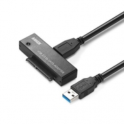Anker USB 3.0 to SATA Adapter Converter Cable for 2.5-inch Hard Drives (HDD) and Solid State Drives (SSD), Supports UASP SATA I II III [Power Adapter Not Included]