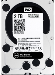 WD Black 2TB Performance Desktop  Hard Disk Drive - 7200 RPM SATA 6 Gb/s 64MB Cache 3.5 Inch  - WD2003FZEX