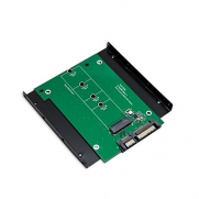 Syba M.2 NGFF SSD to High Speed SATA III 6gb/s Board Adapter with 3.5 Drive Bracket (SY-ADA40086)