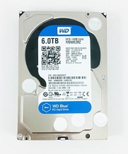WD Blue 6TB  Desktop Hard Disk Drive - 5400 RPM SATA 6 Gb/s 64MB Cache 3.5 Inch  - WD60EZRZ