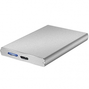 Macally Ultra Slim Portable Aluminum USB 3.0 External 2.5 SATA Hard Drive/SSD Enclosure for Mac/PC (M-S250U3)