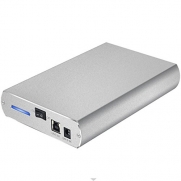 Macally Aluminum USB 3.0 External 3.5 SATA Hard Drive/SSD Enclosure for Mac/PC up to 8TB HDD (M-S350U3)