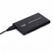 HDE USB 2.0 to IDE/PATA 2.5 Hard Disk Drive HDD Aluminum External Case Enclosure 500GB Max Capacity (Black)