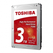 Toshiba P300 3TB Desktop 3.5 Inch SATA 6Gb/s 7200rpm Internal Hard Drive