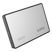 ORICO 2588US3 USB 3.0 to 2.5-inch HDD/SSD SATA External Hard Drive Enclosure - Silver