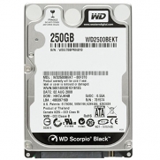 Western Digital (WD) Black 250 GB (250gb) Mobile Hard Drive: 2.5 Inch, 7200 RPM, SATA II, 16 MB Cache-1 Year Warranty for Laptop, Mac, PC, and PS3