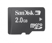 SanDisk Micro Secure Digital 2 GB Memory Card (SDSDQ-2048-A10M) Retail Package
