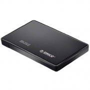 ORICO 2588US3 Portable Tool Free Screw-less USB 3.0 2.5 inch External Hard Drive Enclosure Case Adapter for HDD SSD SATA Drive Support Transmission on Widows/Linux/Mac Black