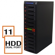 Systor 1:11 SATA 2.5&3.5 Dual Port/Hot Swap Hard Disk Drive (HDD/SSD) Duplicator / Sanitizer - High Speed (120mb/sec)