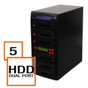 Systor 1:5 SATA 2.5&3.5 Dual Port/Hot Swap Hard Disk Drive (HDD/SSD) Duplicator/Sanitizer