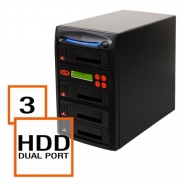 Systor 1:3 SATA 2.5&3.5 Dual Port/Hot Swap Hard Disk Drive (HDD/SSD) Duplicator/Sanitizer