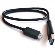 Bargains Depot Electronics® Products Brand New 1.5 ft Premium USB 3.0 PC Data Cable Cord Lead For Fantom External Hard Drive Disk HDD + Free Gift