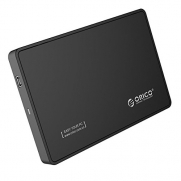 ORICO 2588US-BK Portable Tool Free 2.5 inch SATA to USB 2.0 Hard Drive External Enclosure Case