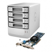 G-Technology 4TB G-SPEED eS PRO External Hard Drive Array with RAID 0, 1, 3, 5, 6 mini-SAS Interface and PCIe x8 RAID Controller