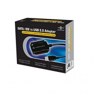 Vantec CB-ISATAU2 SATA/IDE to USB 2.0 Adapter Supports 2.5-Inch, 3.5-Inch, 5.25-Inch Hard Disk Drives (Black)