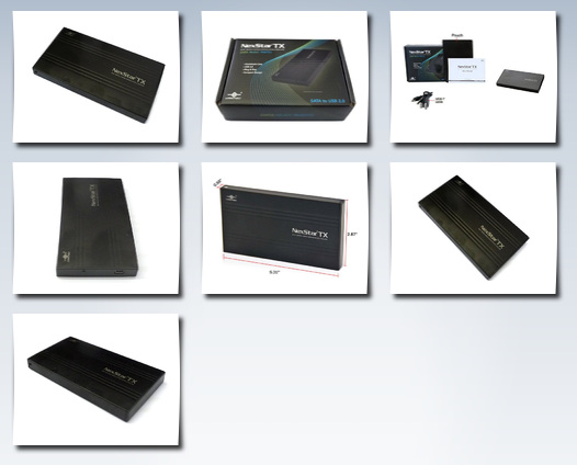 GoHardDrive 500gb ultra slim portable usb 2.0 external pocket hard drive w/ vantec nexstar tx usb 2.0 external enclosure