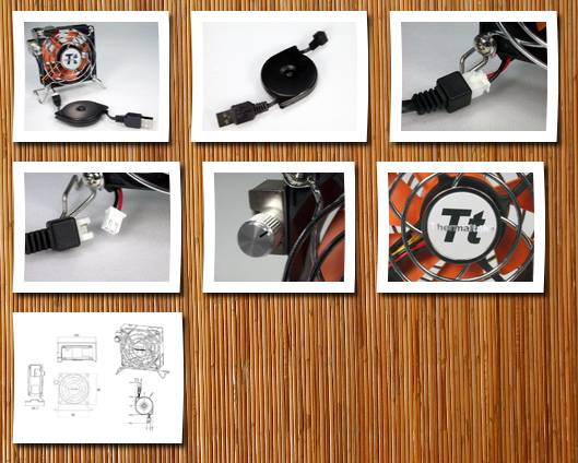Thermaltake mobile fan ii external usb cooling fan us